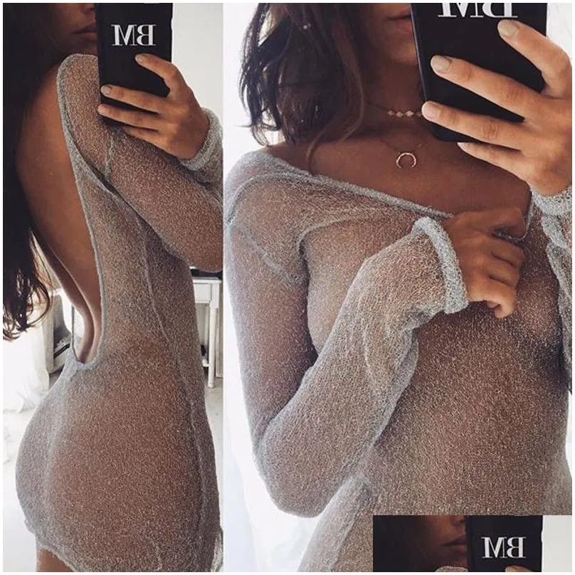 women sexy bodycon mesh top sheer mini dress high quality dresses robe femme elbise