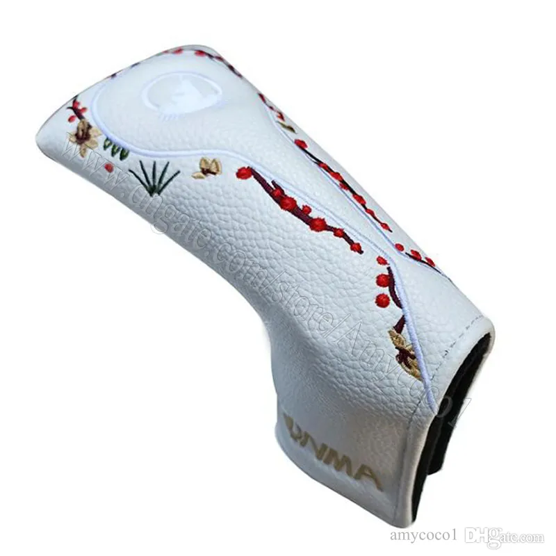 wholesale Golf Headcover High Quality HONMA Golf Putter HeadCover Black Clubs Putter Head Cover Compatible with all Golf Clubs 