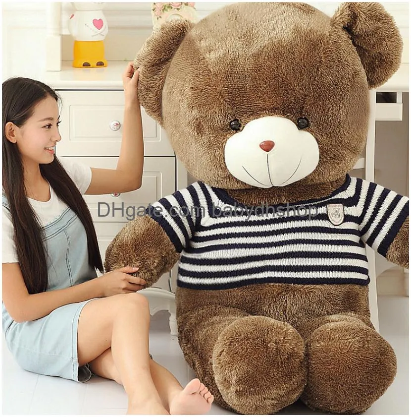 2015 arriving  rightangle measurements 200cm/78inch teddy bear plush huge soft toy plush toys valentines day gift 5 color