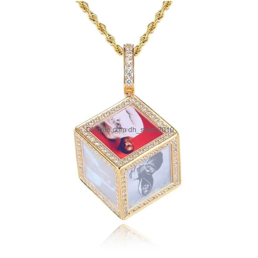 photo projection necklace personalized square pendant with custom picture unique jewelry for all occasions