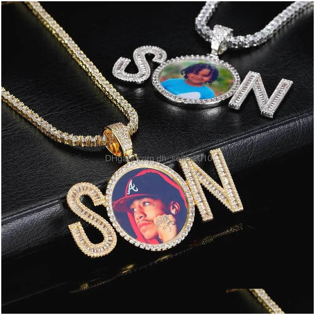 custom hip hop son photo pendant personalized memorial gift