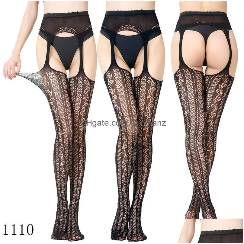 sexy fishnet stockings pantyhose tights suspender stockings slim open crotch bodystocking underwear lingerie will and sandy women