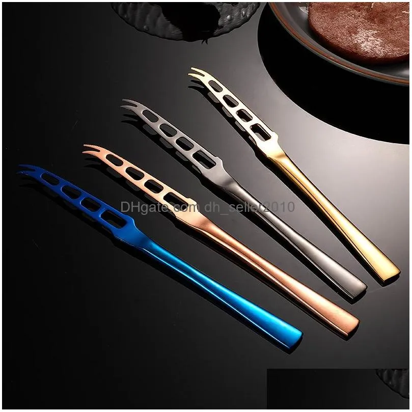 hollow stainless steel cheese butter knife cutlery jam knife gold home restaurant kitchen dining flatware tableware tool