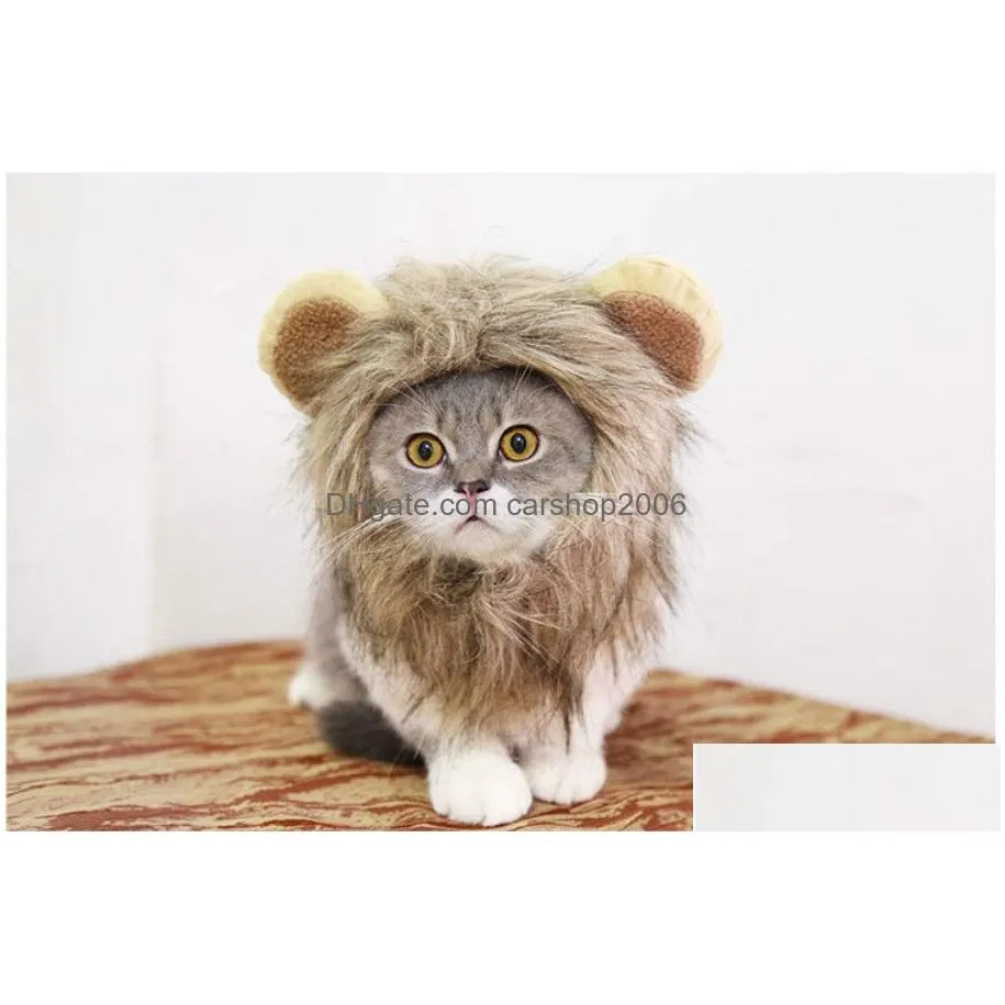  mane costume hat for cat cute cat costume  hair halloween christmas easter party cosplay parties accessories