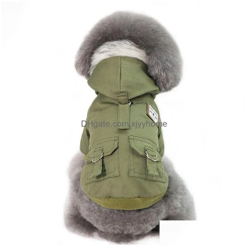 soft warm dog clothes winter clothing for dogs coat thicken pet yorkshire russian weather 35s apparel