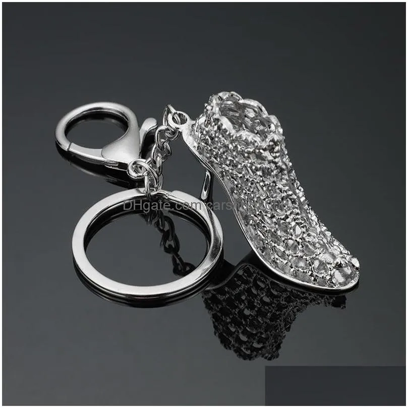 metal high heel shoe keychain carabiner keyring bag hangs fashion jewelry for women will and sandy drop ship