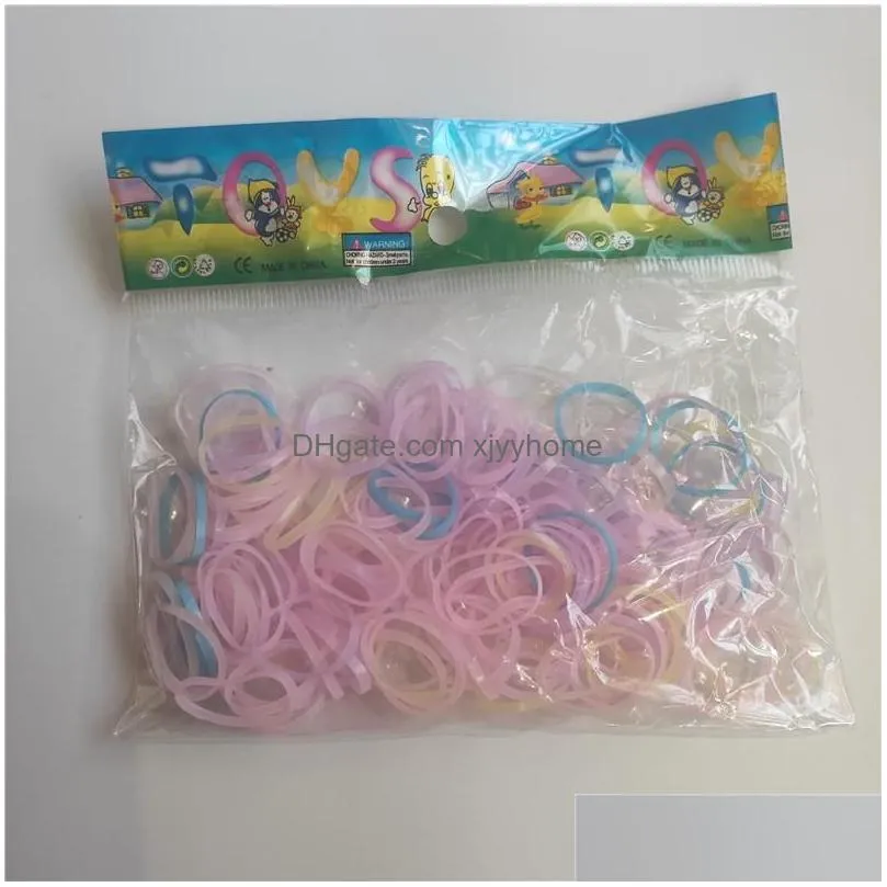 dog apparel 170cs/bag mixed colorful rubber bands girls pet diy hair bows grooming hairpin accessories for small supply