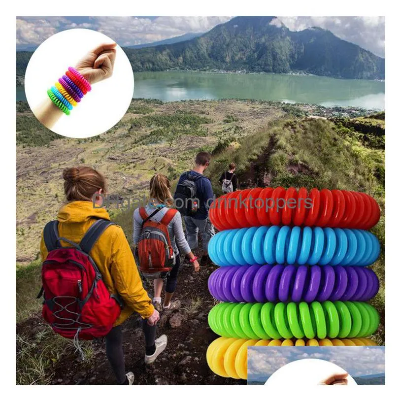 mosquito repellent band bracelets anti mosquito bug pure natural adults children hand wrist band insect protection repeller pest