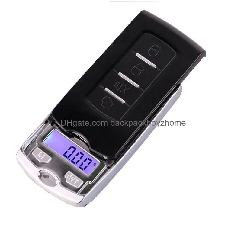 mini precision digital scales for silver coin gold diamond jewelry weight balance car key design 0.01 weight electronic scales