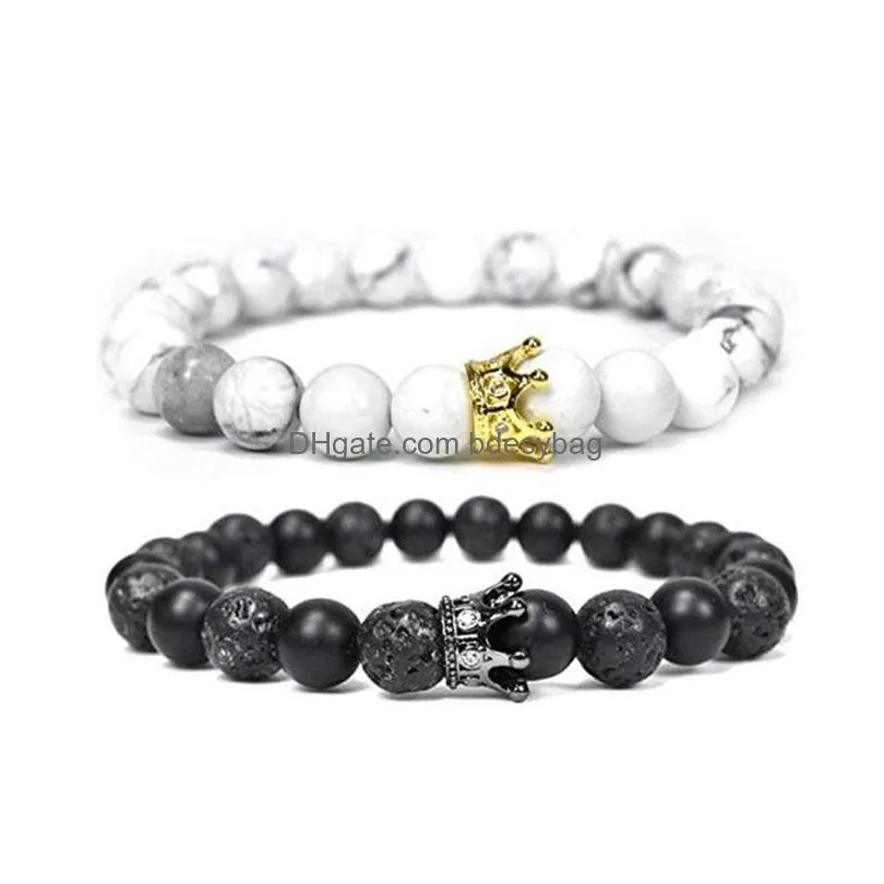 2 sets of combinations to adjust the calm lava rock fragrance bracelet meditation healing natural essential oil confidence overall