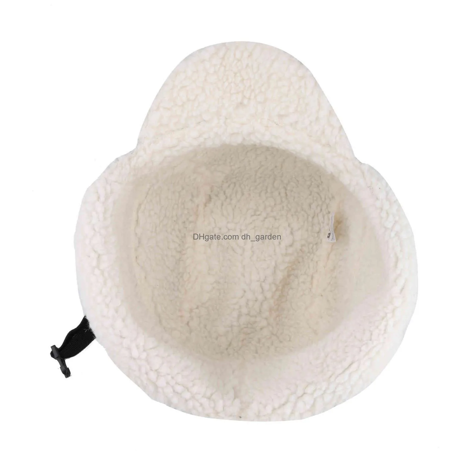 connectyle mens women soft fleece warm winter hats sherpa lined with visor windproof earflap snow ski skull cap