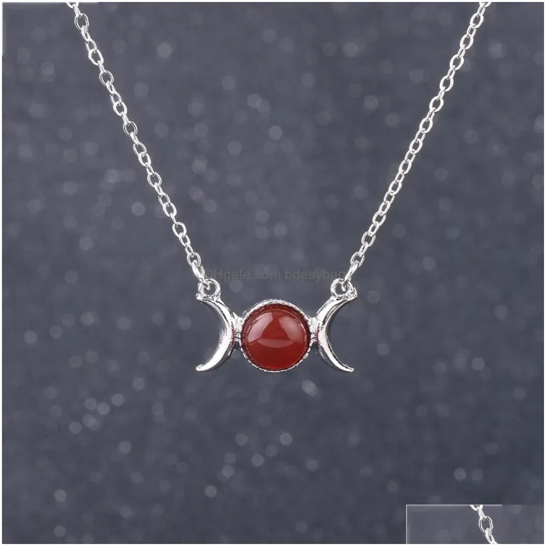 moon and sun necklace s925 sterling silver pendant forever love sparkling crescent jewelry gift for women girls