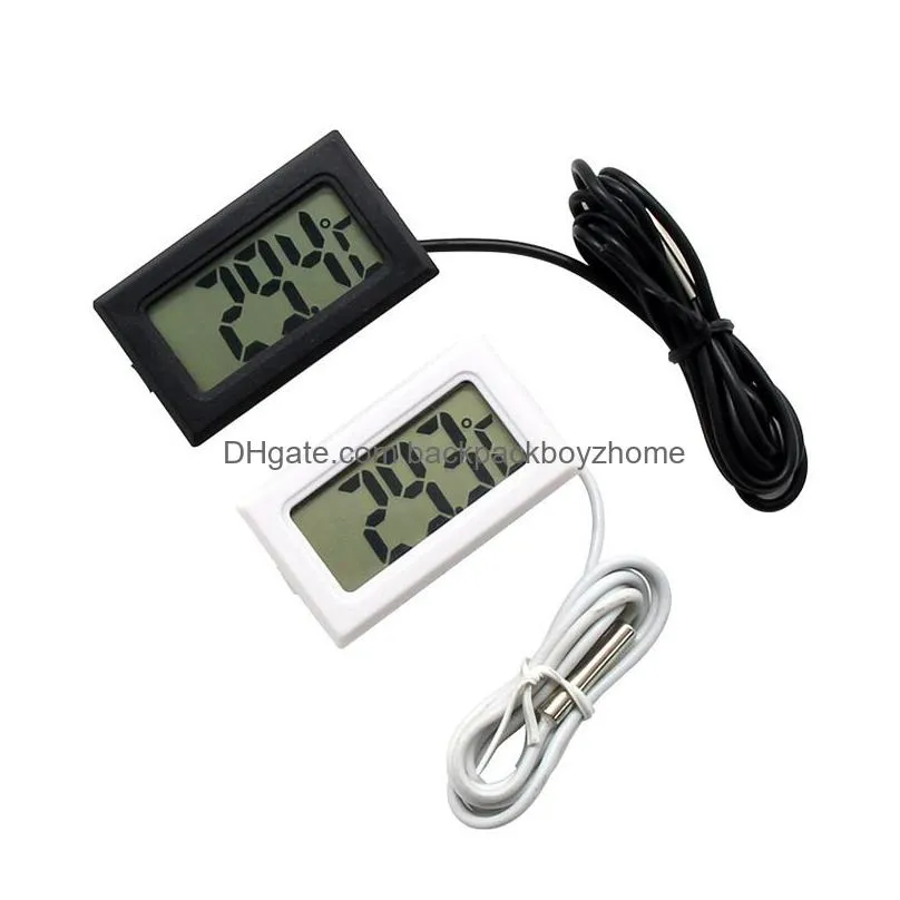 digital lcd thermometer hygrometer temperature instruments weather station diagnostic tool thermal regulator termometer digital 50