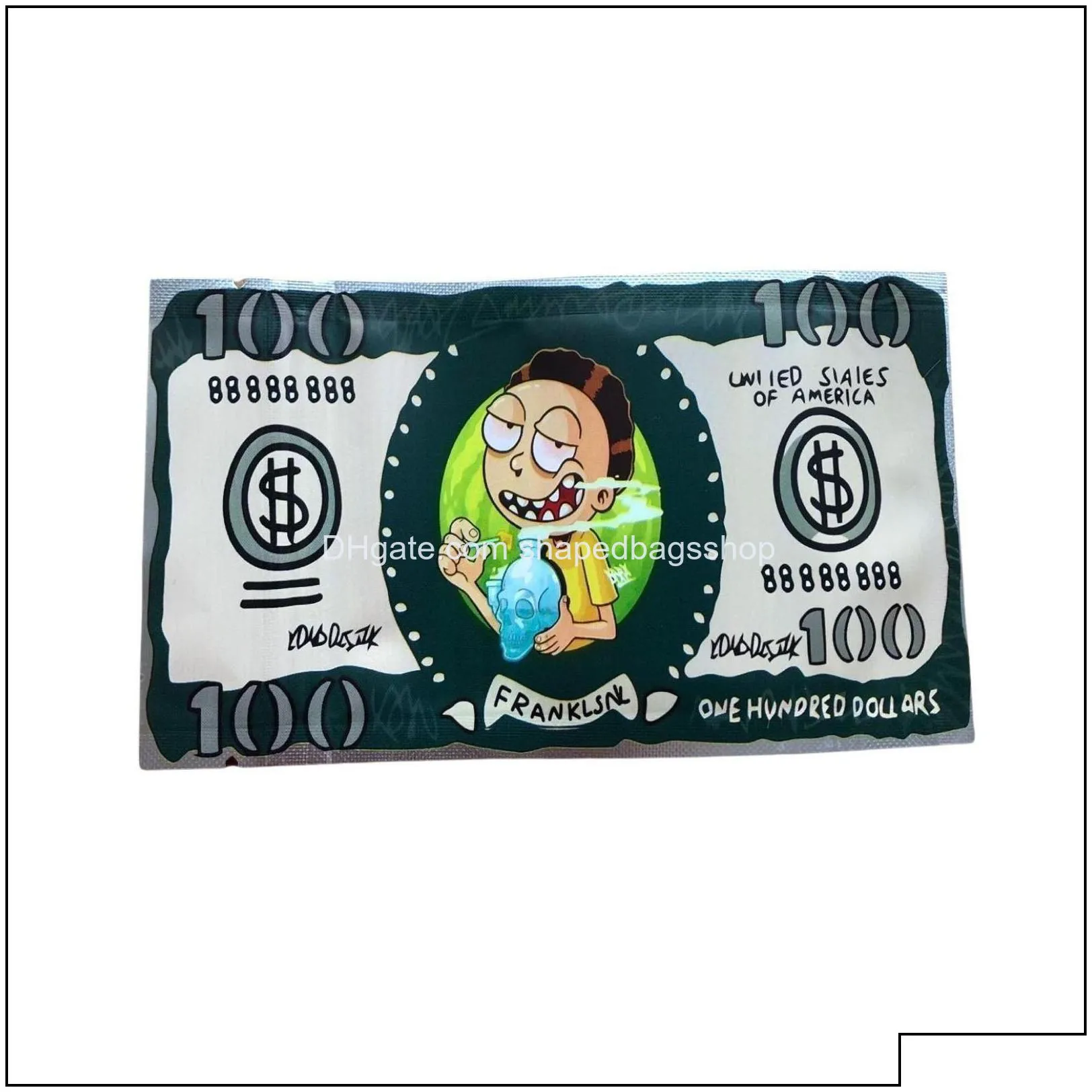 packing bags money mylar bags printed design reusable 3 5 gram standup packaging pouch aluminum k food storage snack bag heat sealab