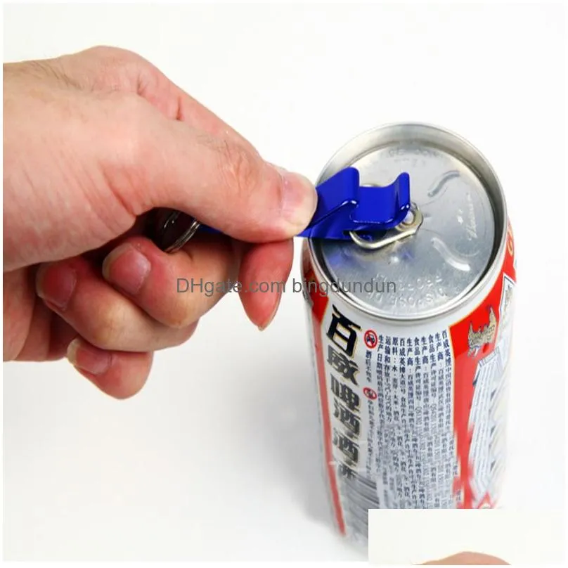 portable beer bottle opener keychain mini pocket aluminum alloy beverage wedding party favor gifts