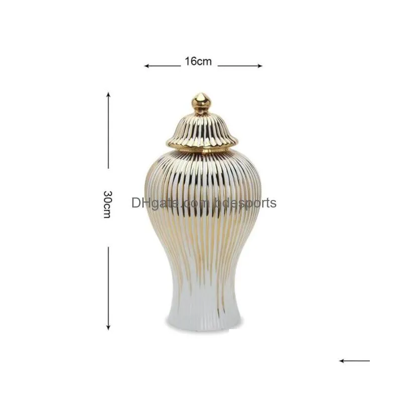 ceramic electroplating phnom penh general jar handmade ginger jar living room porch countertop decoration home decoration vases