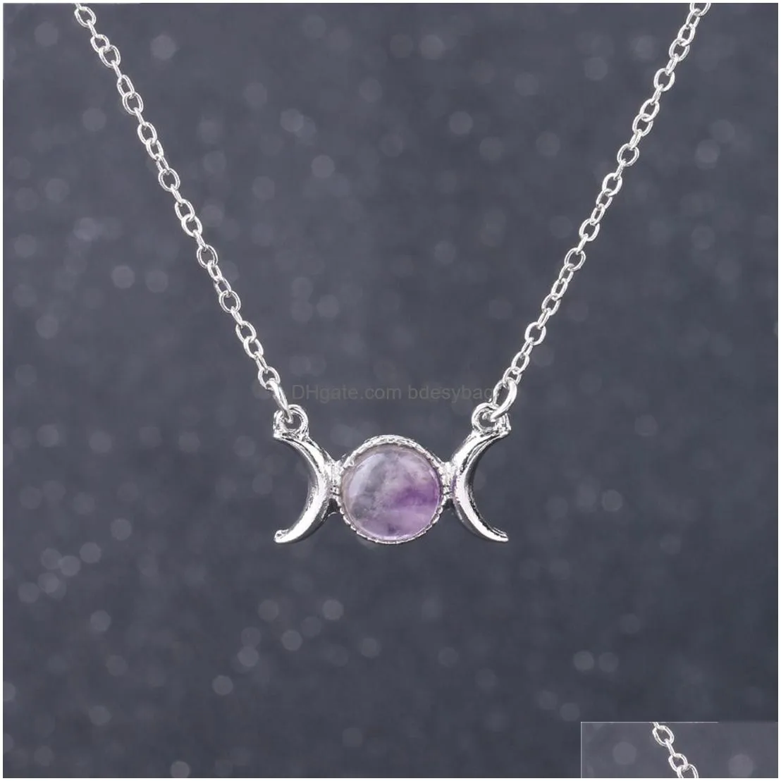 moon and sun necklace s925 sterling silver pendant forever love sparkling crescent jewelry gift for women girls