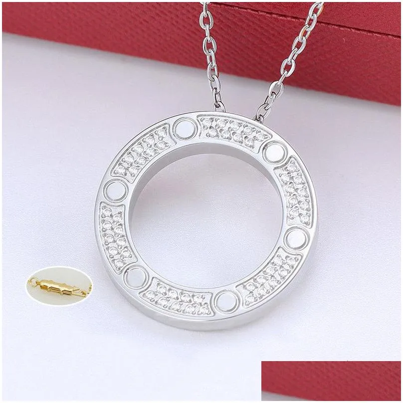 gold chain necklace women sterling silver stainless steel accessories diamond plated gold fashion luxury jewelry personalized love necklaces rope chains