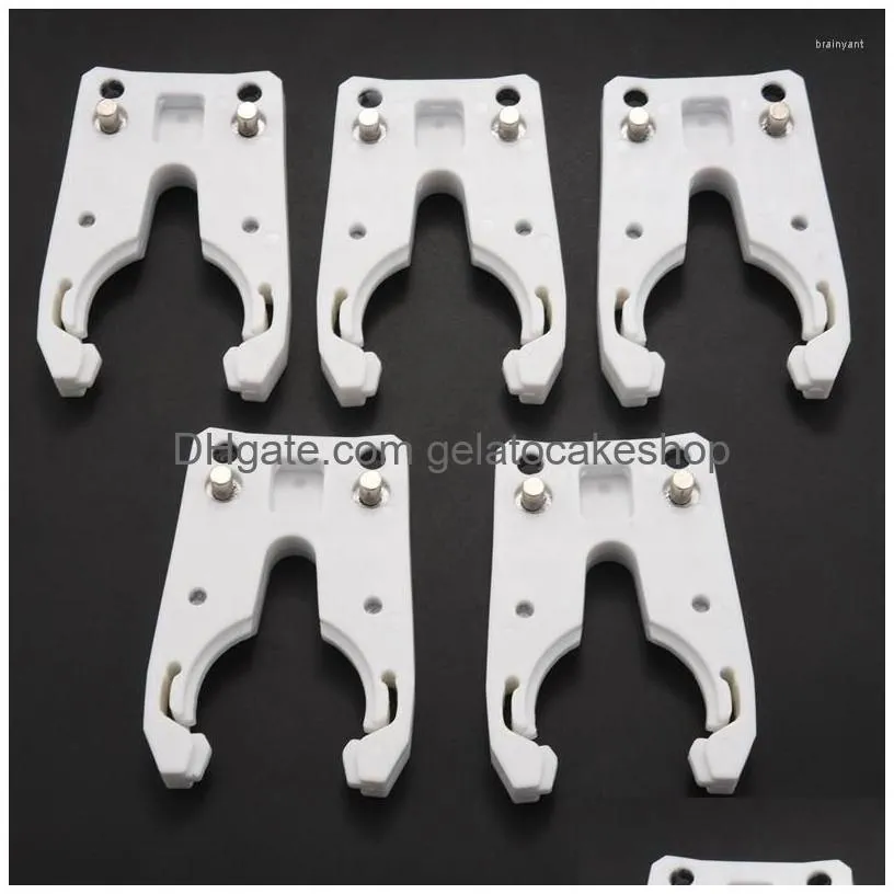 10pcs/lot iso30 tool holder clamp iron abs flame proof rubber claw