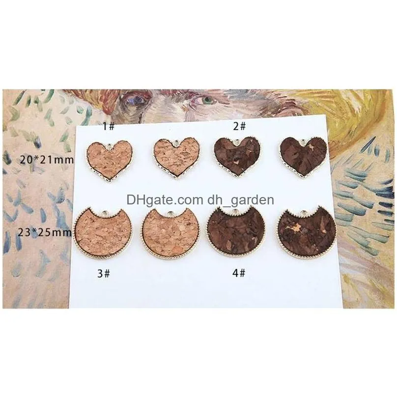 30pcs/lot color soft clay/fimo fabric painting geometry hearts/rounds shape alloy floating locket charms diy jewelry making