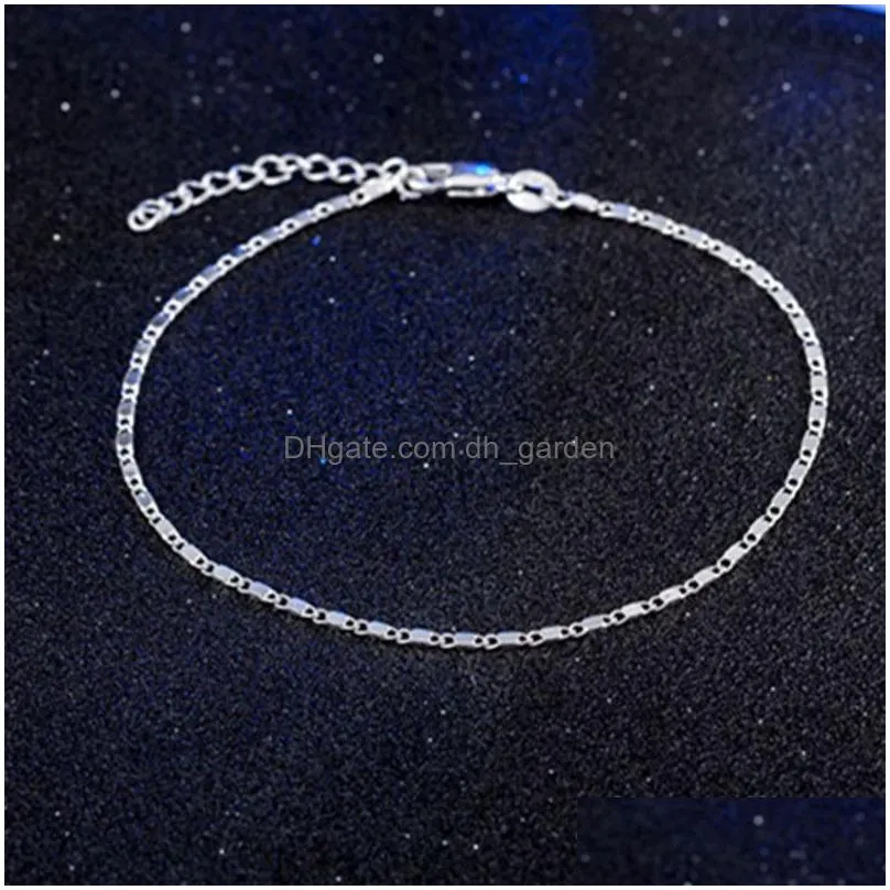 trendy female barefoot sandals jewelry anklets on foot ankle bracelets for women leg chain