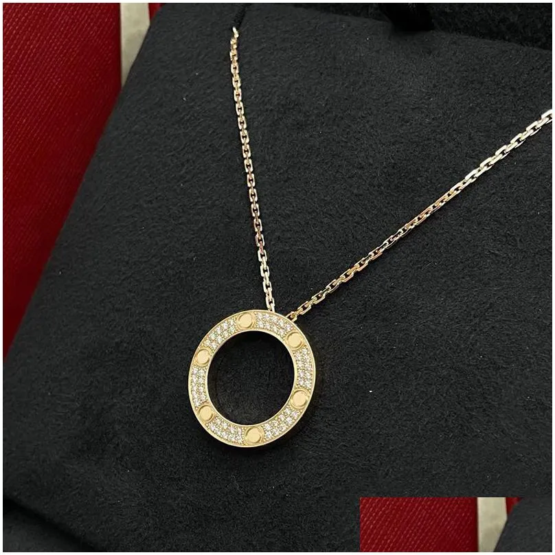 gold chain necklace women sterling silver stainless steel accessories diamond plated gold fashion luxury jewelry personalized love necklaces rope chains