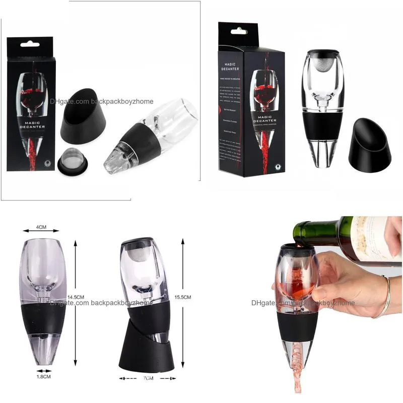 wine decanter bar tools magic decanters family gathering fast aeration wines pourer wedding gift