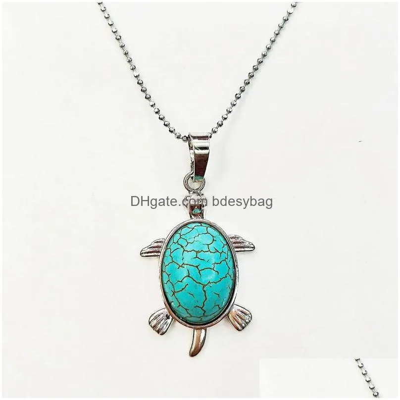 qimoshi health and longevity natural jewelry stone turtle pendant necklace uni parents meaning birthday gift 12 pieces