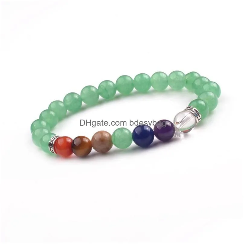 bead chakra bracelet 7 chakra 8mm lava anxiety bracelet essential oil diffuser stone yoga bracelet meditation relaxation healing