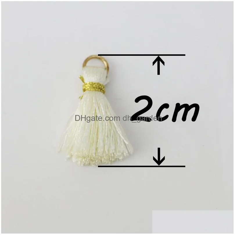 100 pieces/pack samll tassel vintage leather fringe for purl macrame diy jewelry keychain cellphone straps pendant gold hat