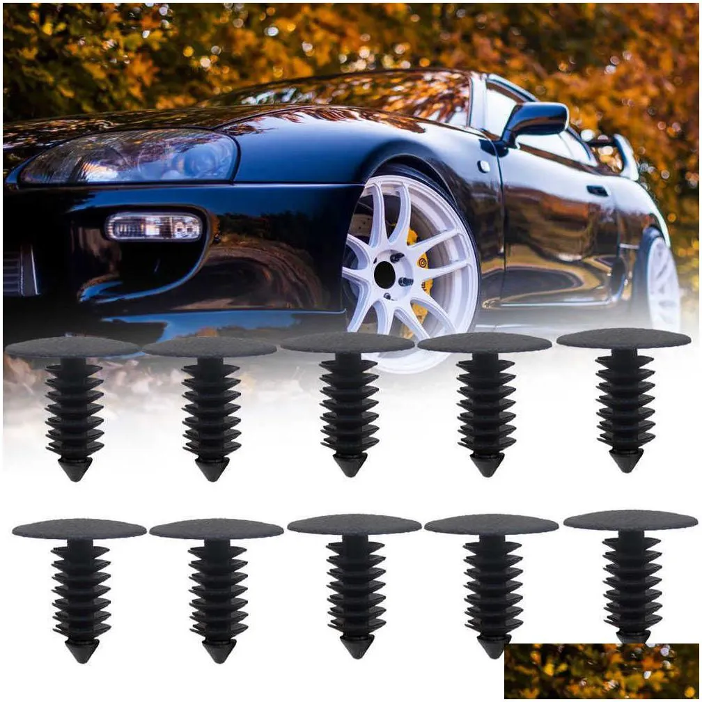  140pcs nylon plastic bumper clip door lining board ceiling rivet foreign trade clip trim panel clip 4mm 5mm 6mm 7mm 8mm 9mm