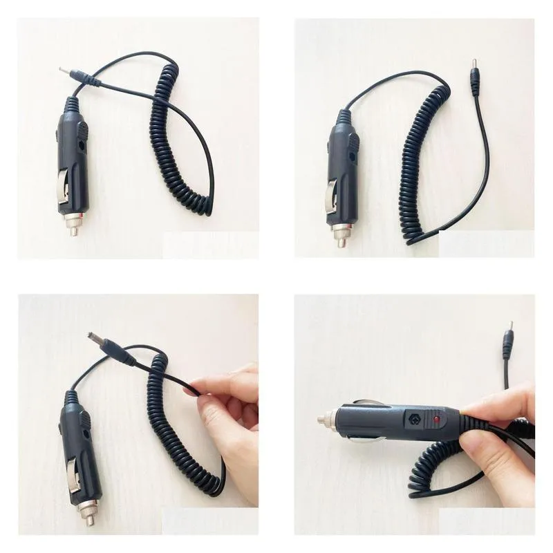 car cigarette lighter plug cable 12v portable dc 3.5mmx1.35mm male connector  extension cable socket cord