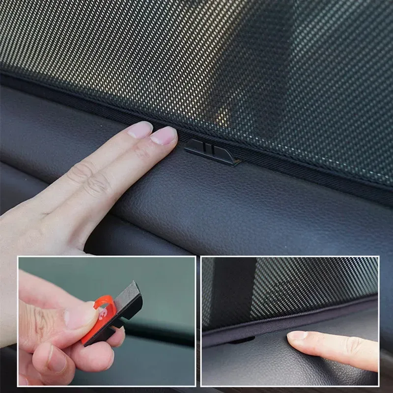 for kia carnival ka4 side window sun shade visor magnetic car sunshade front rear windshield curtain shield