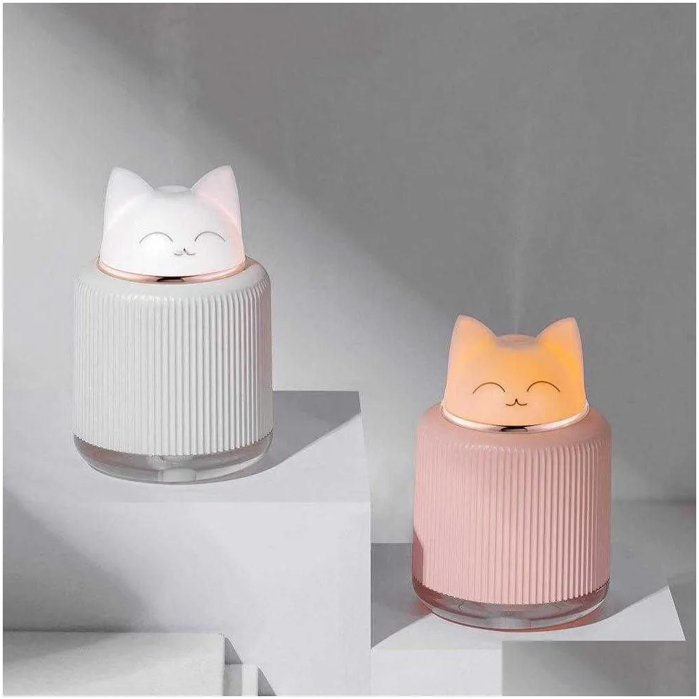  mini household usb humidifier mute diffuser humidifier led night lamp portable creativity household electric appliances