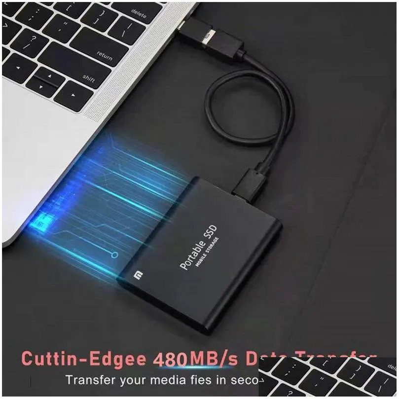 hard drives m.2 ssd 500gb 1tb flash drive external typec high speed usb3.1 2tb 4tb 8tb storage portable hd disk for laptop 221105