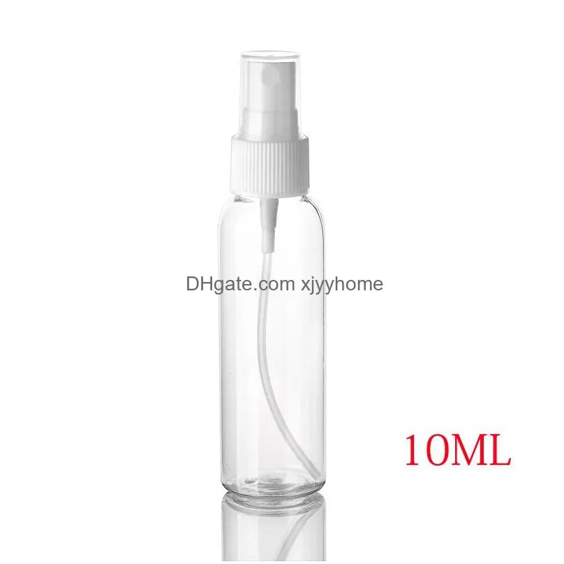 diy empty transparent plastic spray bottle atomizer pumps for  oils travel perfume bulk portable makeup tool 15ml 30ml 50ml