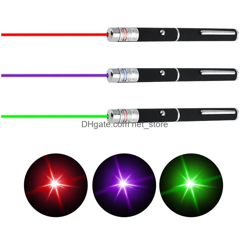 5mw laser pointer pen party favor funny cat toy outdoor camping teaching conference supplies pet supplies 3 colors