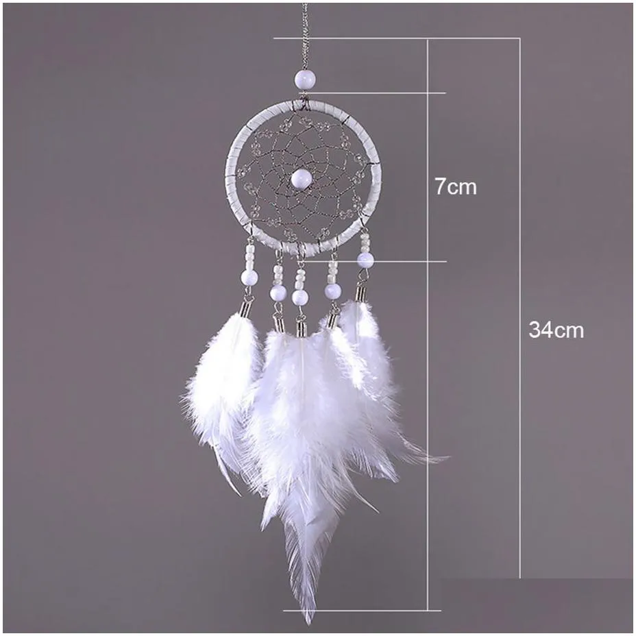  dream catcher car hanging decoration rear mirror feather car mirror pendant car accessories girl home car interior decoration car