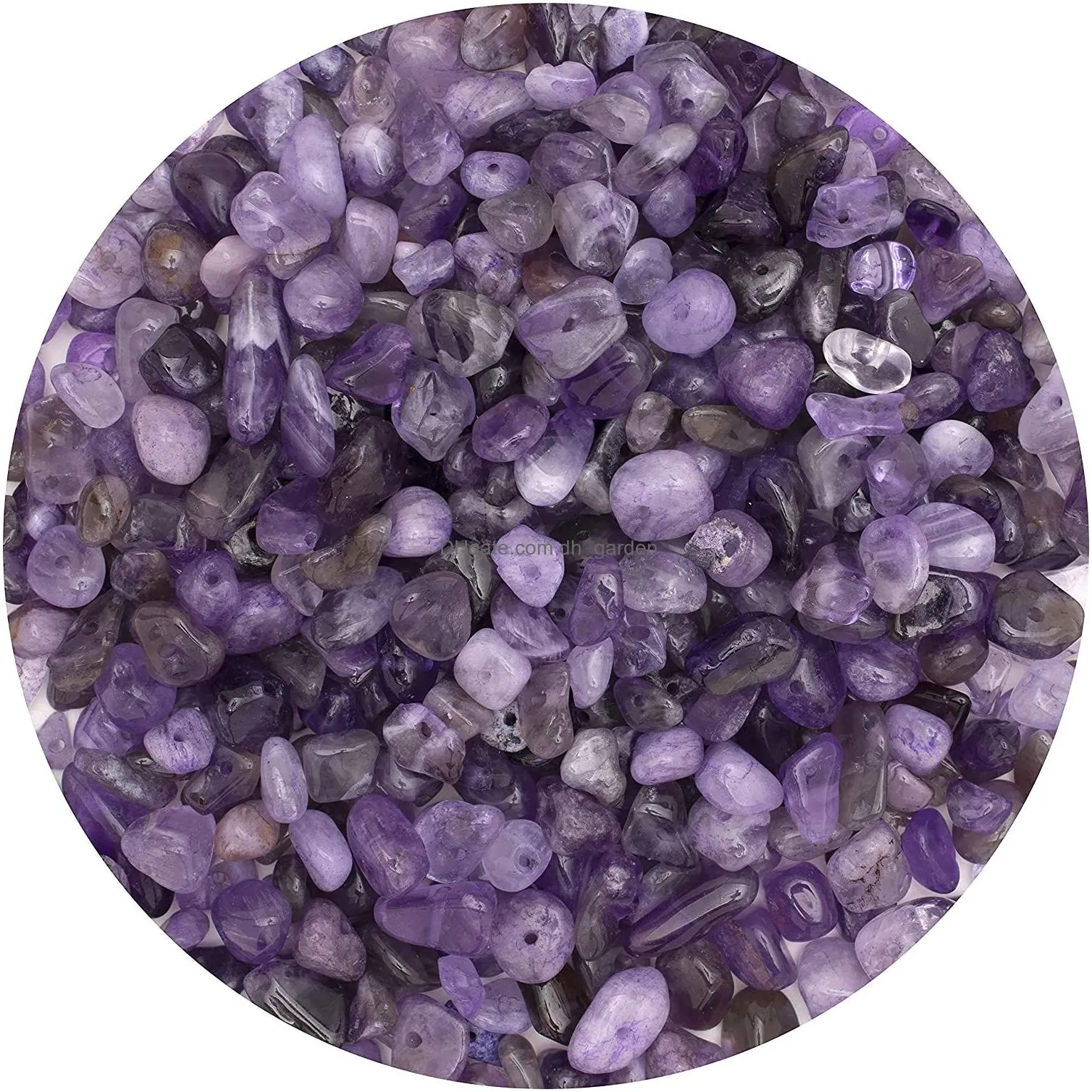 loose natural chips crystal beads for jewelry making drilled polishd irregular raw rock stone healing gemstone strands 32 inches