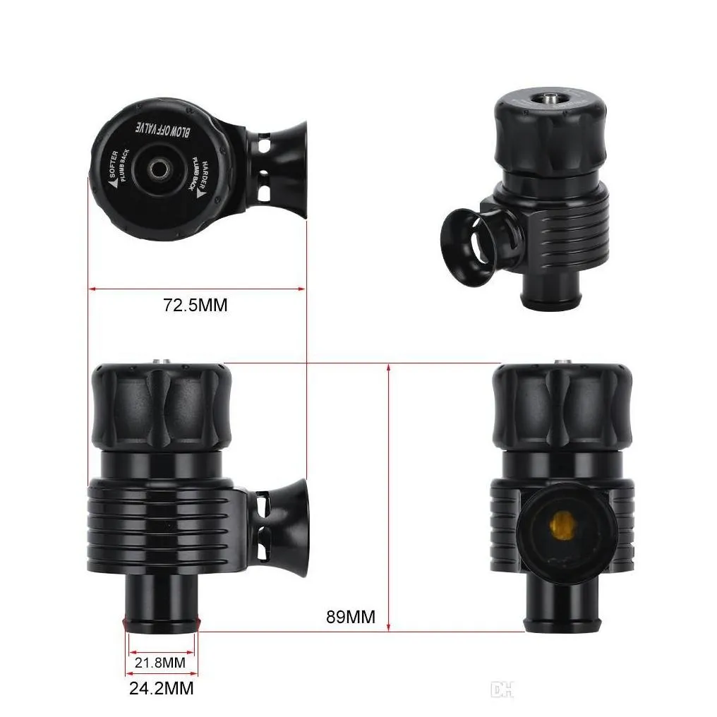 blow off valve universal 25mm turbo diverter dump 1.8t with horn for audi a3 s3 a4 a6 a8 s4 tt 1.8 20v pqy5743bk drop delivery autom