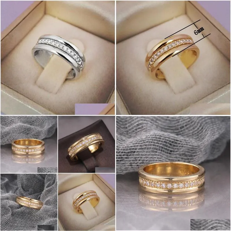 luxury gold color zircon rings for woman vintage sexy ring party joint ring fashion elegant jewelry gifts