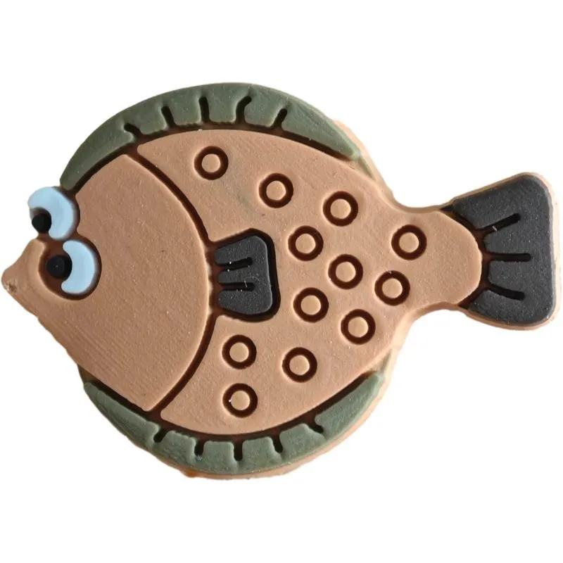 high quality fish pattern shoe charm fit for clog texas charm for shoe decoration charm wholesale