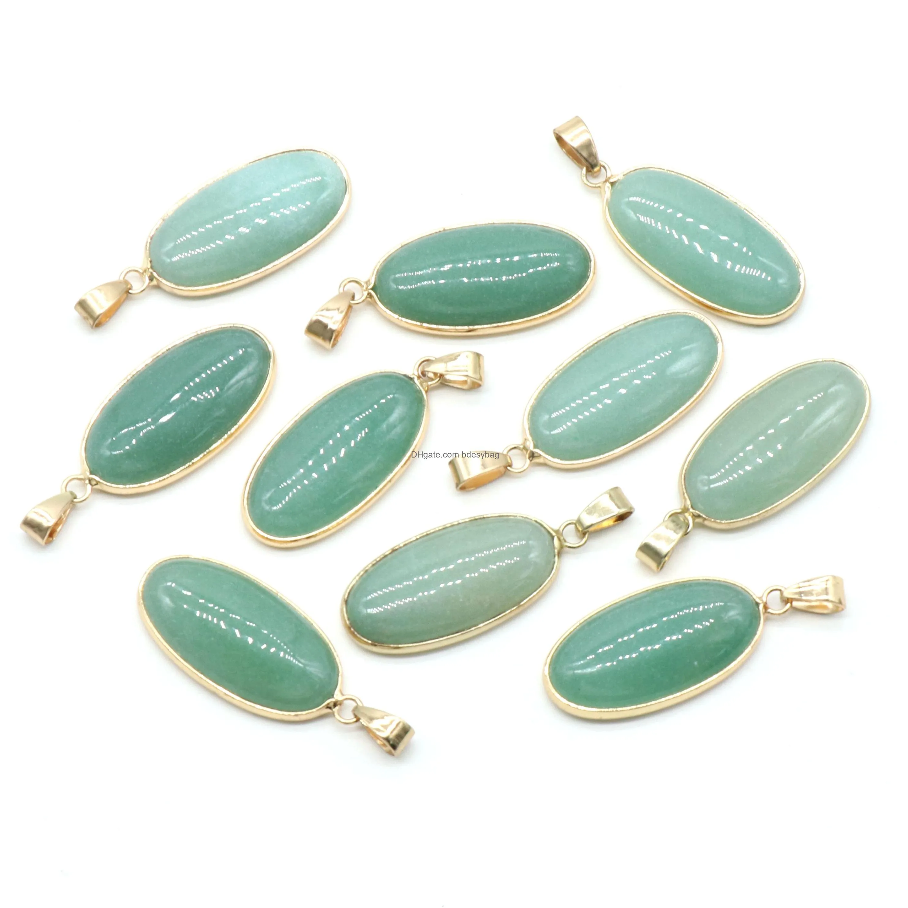 natural stone pendants waterdrop shape mixed stone agate unakite chakra healing stones charms for jewelry making necklace bracelet