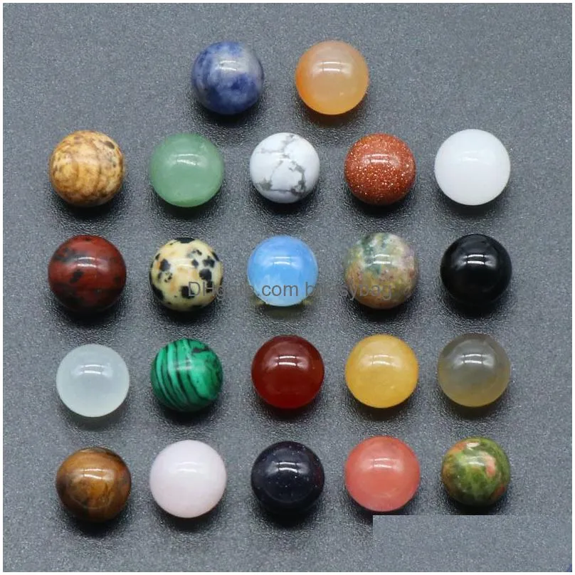 natural 8/10/16/18/20mm dalmation jasper nonporousball round loose gemstone crystal ball diy nonporous stone beads ball