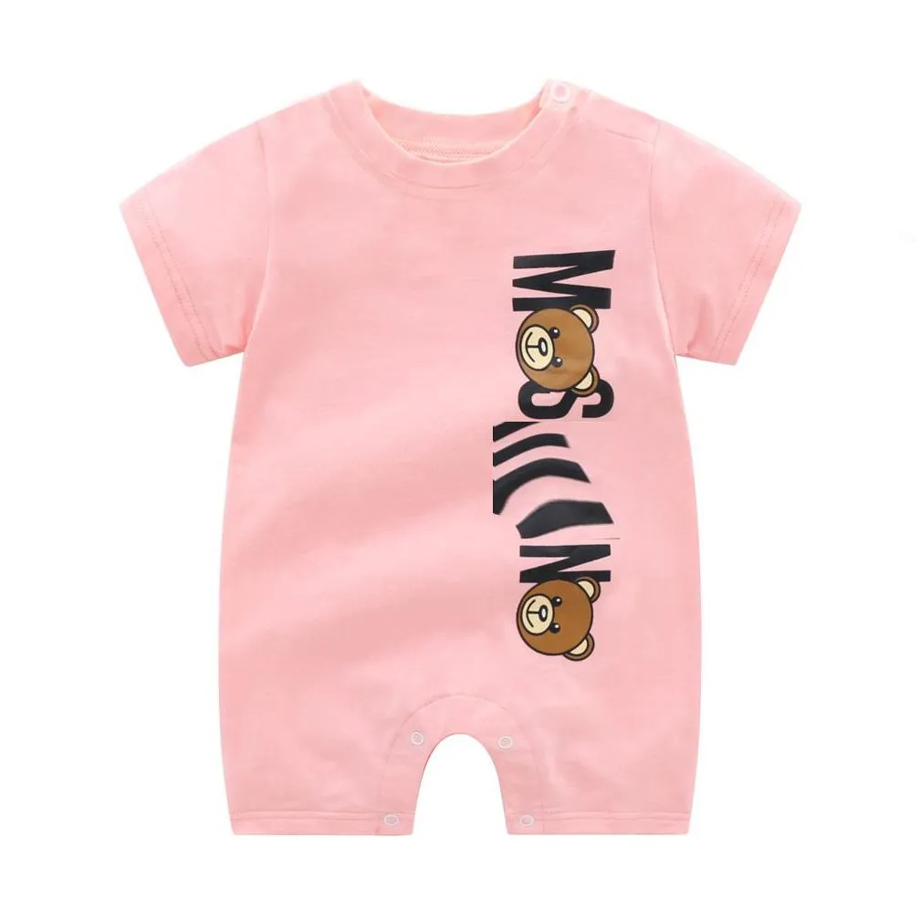 baby infant romper born jumpsuit long sleeve cotton pajamas 024 months rompers designers clothes