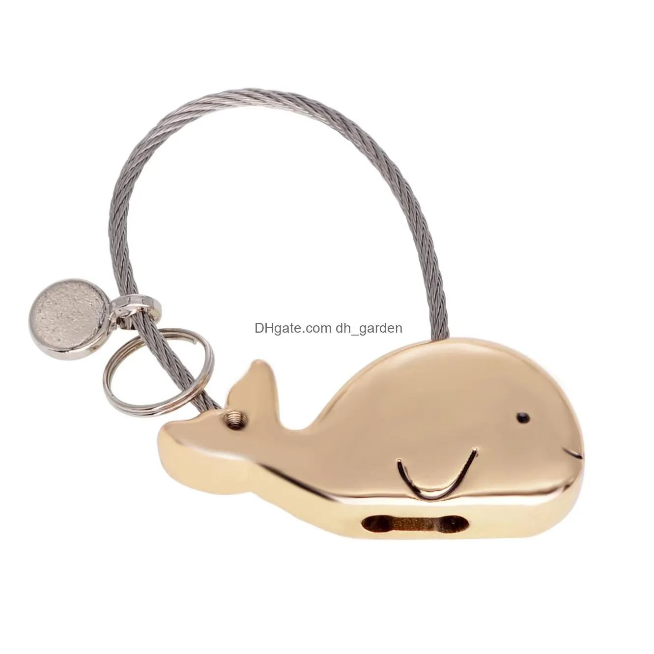 little whale couple keychain valentines day lovely gift key pendant wedding anniversary  expresses love