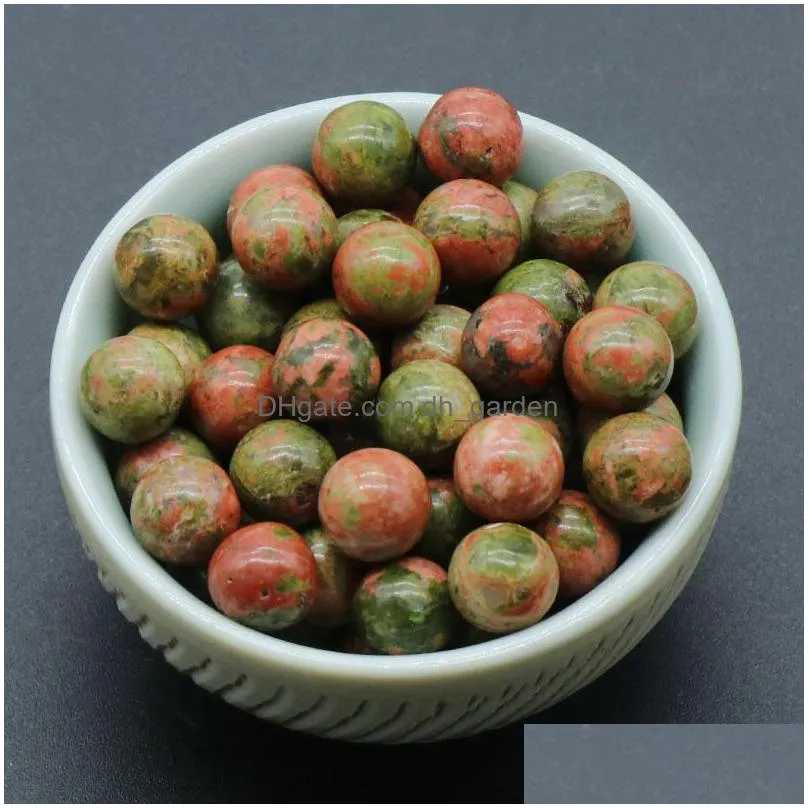natural 8/10/16/18/20mm nonporousball no holes undrilled chakra green agate gemstone sphere collection healing reiki decor stone balls