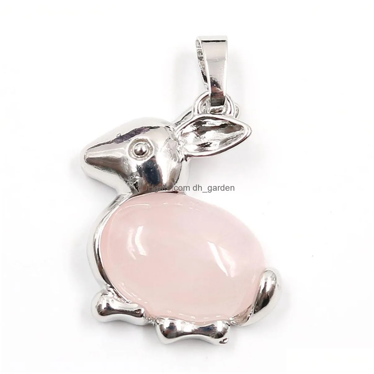 cute bunny pendant lady girl romantic sweet necklace birthday adult gift gift jewelr