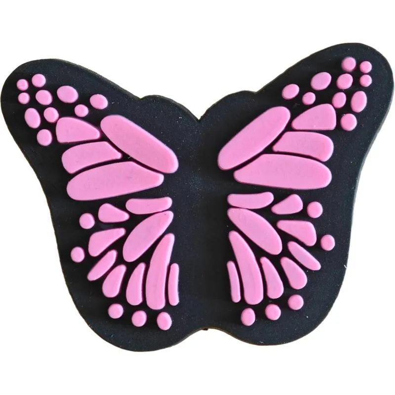 colorful butterfly pattern shoe charms for clog jibbitz bubble slides sandals pvc shoe decorations accessories for christmas birthday gift party favors