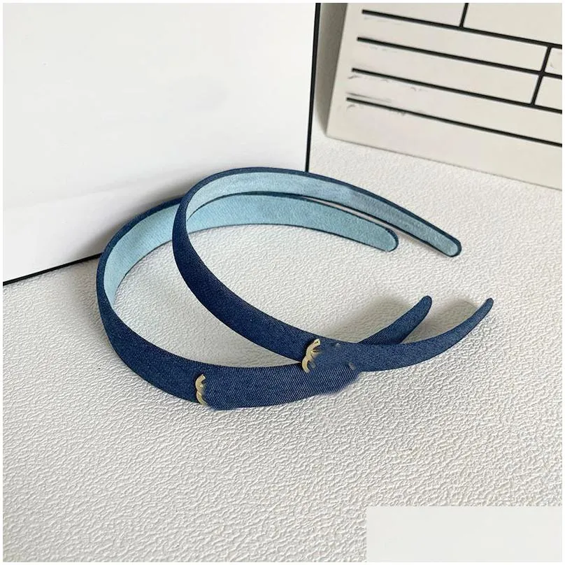 designer womens luxury headbands fashion sports headband letter hair elastic leather vintage jacquard girl yoga headband party gift